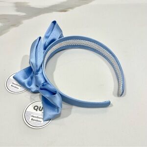 🔵3/$25 NEW Quo Beauty Double Bow Satin Headband
